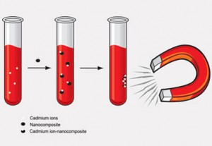 طراحی نانوکامپوزیت ابرمغناطیسی برای زدودن آلاینده سرطان‌زا از خون