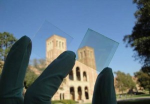 سلول خورشیدی پلیمری شفاف مرئی ساخته شده با فرایند محلولی