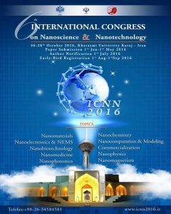 ششمین کنفرانس بین المللی علوم و فناوری نانو (ICNN2016)