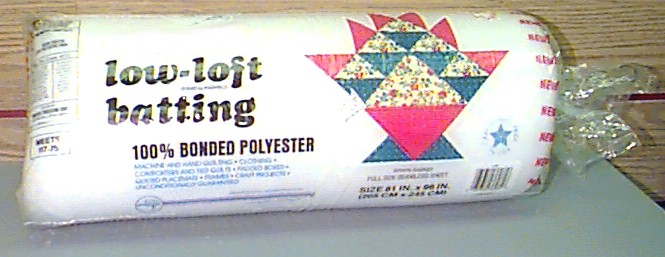 polyester low-loft batting